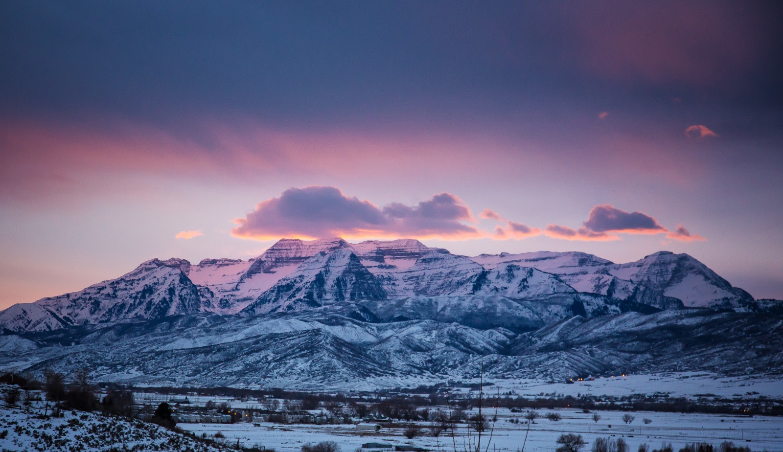 Timp covered in snow